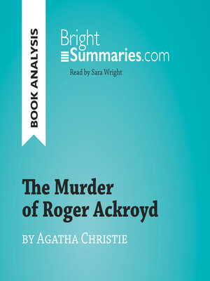 cover image of The Murder of Roger Ackroyd by Agatha Christie (Book Analysis)